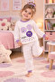 2-Year-Old Boy's Pajama Set – Long Sleeve Printed, Patterned, Comfortable Home Wear Set - 2
