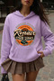 Unisex Gasoline Printed Oversize Hoodie Hooded Sweatshirt