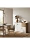 Oojas Sideboard With 2 Door 4 Drawer Veneer - White Natural - 3