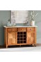 Ben New Sideboard With 2 Door 3 Drawer - Beige & Brown
