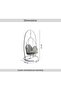 Jasmela Outdoor Swing - Light Grey - 8