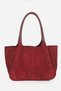 Jude Suede Genuine Leather Women's Shoulder Bag Large Volume College Daily Bag - 4
