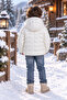 Boys' Hooded Fur-Lined Water and Wind-Resistant Puffer Coat - 4