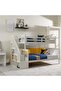Perry's Trio Kids Bunk Bed 120x200 Cm And 90x200 Cm - White
