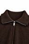 Men's Sweater Half Zipper Stand Collar Thessaloniki Knitted Sweater - 4
