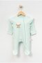 Baby Rabbit, Lamb and Chick 3-Piece Romper Set Assorted Patterned 0-3 Months Romper Set Newborn Hospital Release - 6