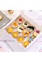 12 pcs 12 Cavities Kraft Paper Cupcake Box with Inserts Cupcake Containers Bakery Ca - 3