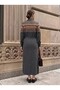 Rug Pattern Long Knitted Women's Cardigan - 3