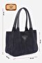 Jude Suede Genuine Leather Women's Shoulder Bag Large Volume College Daily Bag - 3