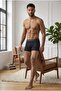 Men's Comfortable Flexible Seamless 2-Piece Black Boxer - 6
