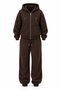 Hooded Basic 3 Thread Zippered Oversize Tracksuit Set