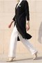 Reglan Sleeve Brooched Mercerized Cardigan - 8
