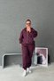 Hooded Basic 3 Thread Zippered Oversize Tracksuit Set - 4