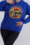Unisex Gasoline Printed Oversize Hoodie Hooded Sweatshirt