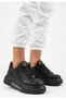 Women's Sneaker Sports Shoes Black Skin Comfortable Daily Luto - 2