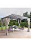 Kiraa Gazebo With Led Light 3x4 M - Grey