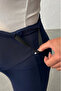 Spanish-Style Adjustable High-Waist Flexible Gathering and Firming Maternity Leggings - 4