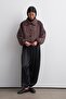 Leopard Patterned Bomber Jacket Brown - 6