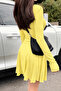 Women's Long Sleeve Mini Casual Dress - 3