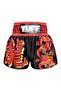 Muay Thai Shorts Boxing Trunks Traditional Style (Tuf-Ms622-Blk)