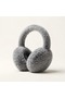 Women's Winter Soft Plush Furry Earmuffs Gray - 5