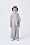 Unisex Kids Oversize Basic Set Pastel Gray - 4