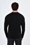 Straight Slim Fit Crew Neck Bi-Stretch Interlock Long Sleeve Men's T-Shirt Black - 36903.26K - 4