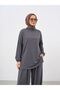 Arka Roba Detail Shalwar Suit-Grey - 2
