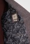 Textured Slim Fit Mono Collar Pocket Premium Wool Blend Men's Jacket Brown - 44326.26K - 6