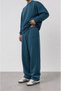 Men's Basic Baggy Sweatpants Emerald - 2