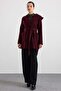 Hooded Short Coat with Pockets A.Mürdüm 3185 - 2
