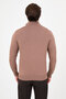 Plain Slim Fit Stand Collar Zippered Cotton Men's Knitwear Sweater Milk Coffee - 11607.26K - 4