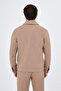Straight Slim Fit Shirt Collar Zipper Side Pocket Pants with Drawstring Men's Coat Pants Beige - 17171.26K - 4
