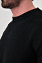 Textured Slim Fit Crew Neck Cotton Men's Knitwear Sweater Black - 11622.26K - 2