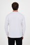Plain Regular Fit Crew Neck 100% Cotton Long Sleeve Men's T-Shirt White - 36902.26K - 4