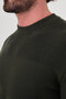 Textured Slim Fit Crew Neck Cotton Men's Knitwear Sweater Khaki - 11622.26K - 2