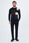 Patterned Slim Fit Crew Neck Cashmere Men's Knitwear Sweater Navy Blue - 11623.26K - 3