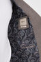 Textured Slim Fit Mono Collar Pocket Premium Wool Blend Men's Jacket Mink - 44326.26K - 6