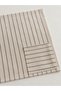 4 Person - Striped Placemat and Runner 100% Linen - 5 Pieces - 3