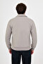 Straight Slim Fit Shirt Collar Double Zipper Side Pocket Men's Coat Beige - 39690.26K - 4