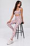 Patterned Women's High Waist Ribbed Leggings – Stretchy Fabric Special Design - 4