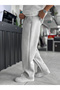 Light Gray Panda Fabric Stitched Baggy Tracksuit Res-4004 - 5