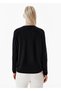 Super Thin Knit Black Buttoned Collar Knitwear - 5