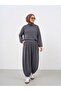 Arka Roba Detail Shalwar Suit-Grey