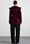 Hooded Short Coat with Pockets A.Mürdüm 3185 - 7