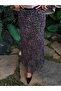 Leopard Printed Long Chiffon Skirt - 4