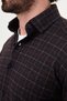 Checkered Slim Fit Classic Collar Lumberjack Long Sleeve Men's Shirt Black - 27155.26K - 2