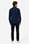 Men's Navy Blue Regular Fit Long Sleeve Shirt - 2