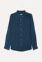 Men's Indigo Lyocell Regular Fit Long Sleeve Shirt