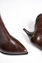 Women's Crocodile Patterned Croco 7cm Thin Heeled Boots - 4